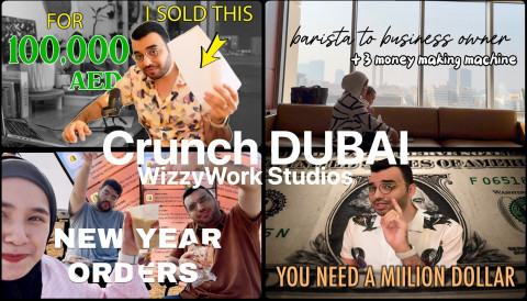 Студии Crunch DUBAI WizzyWork Studios с Шарлин Битуин и Ахмедом Эльрайесом