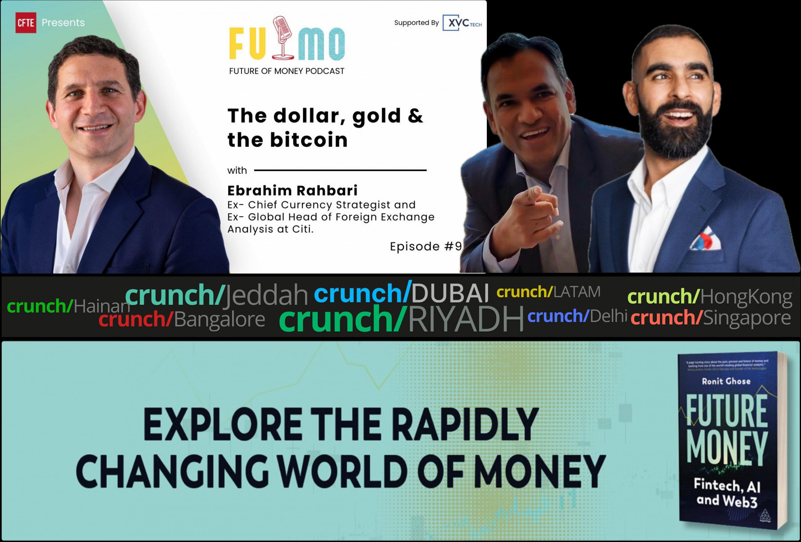 Подкаст "Будущее денег", который ведут Ронит Гоуз и Гаурав Дхар, гость Эбрахим Рахбари - Доллар, золото и биткоин версии 2.